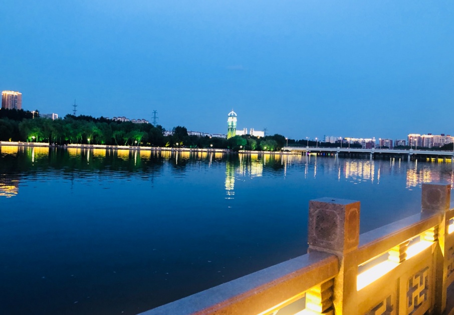 Newly built sewage treatment plant in Dongxinkai River